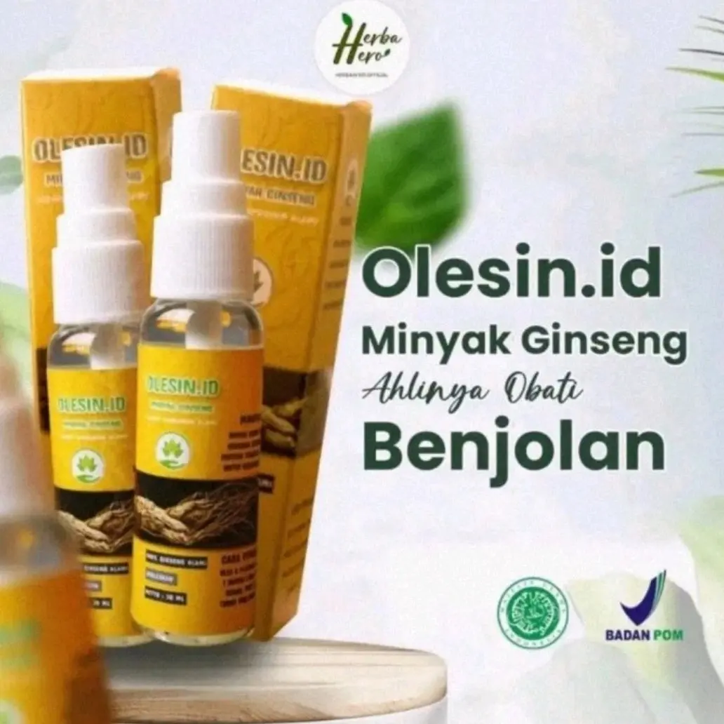 OLESIN ID Minyak Herbal Gingseng Atasi Masalah Benjolan Dengan Mudah & Aman