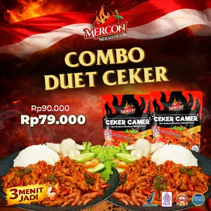 [SUBSIDI LIVE TIKTOK]  - Mercon Merah Putih - Hemat Combo Berdua || 2 Pack Ceker CaMer Cakar Mertua || Ceker Mercon Tanpa Tulang