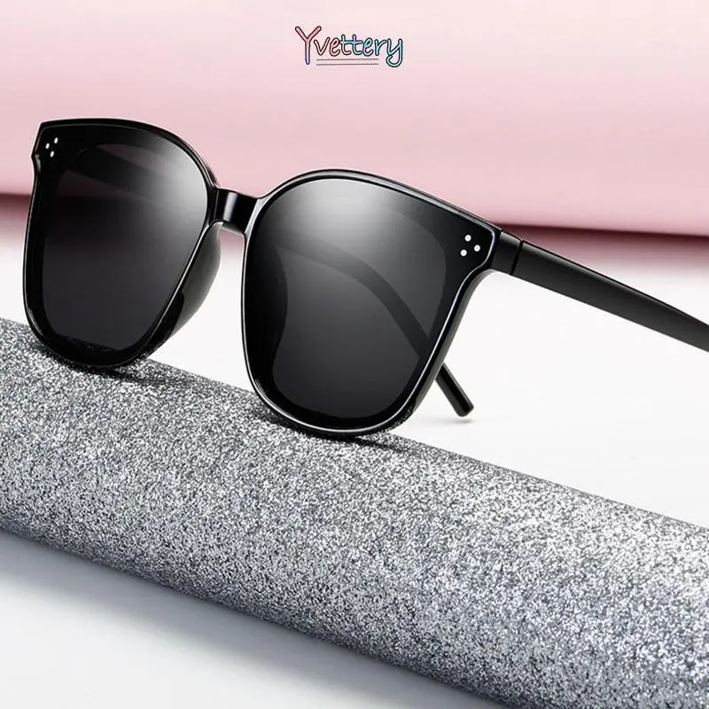 COD ❤️ Kacamata Hitam Korean Fashion / Sunglassess Wanita & Pria Unisex—yy 6