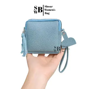 AKUNA I Dompet Koin Dompet Kartu Wanita Pouch Mini Korean Elegan [ FREE PHONE STRAP ]