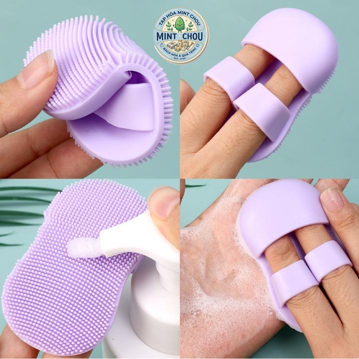 MiraLife Mềm Cọ Rửa Mặt Tẩy Tế Bào Chết Loại Bỏ Mụn Đầu Đen Bằng Silicon Tiện…