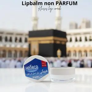 Hebeca Lip Balm Pelembab Bibir Pria Wanita Lip Therapy Original Lip Care Perlengkapan Haji Umroh Umrah vaseline arab