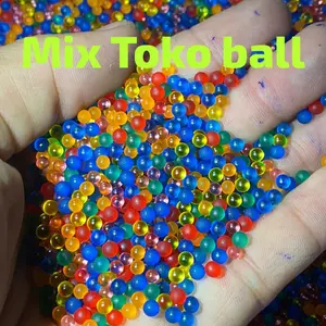 Klik ball Mix isi 1000 pcs aneka rasa buah dan permen karet gratis stik