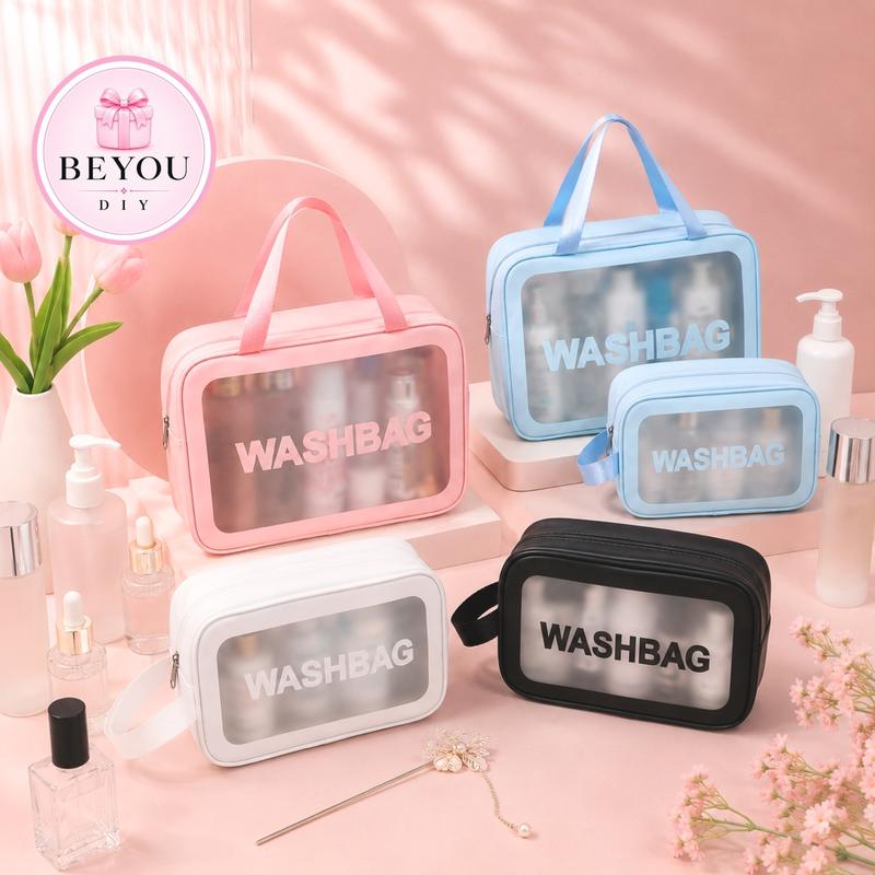 Túi Đựng Mỹ Phẩm Trong Suốt WASHBAG - Túi Trang Điểm Du Lịch Đa Năng Nhiều Size…