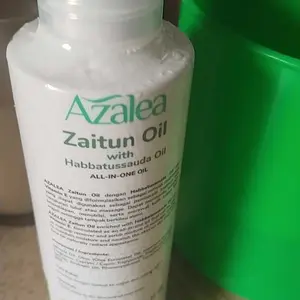 Azalea Zaitun Oil Habbatussauda 135ml – All-in-One Oil Wajah & Tubuh, Melembapkan, Haluskan Kulit, Aman Halal
