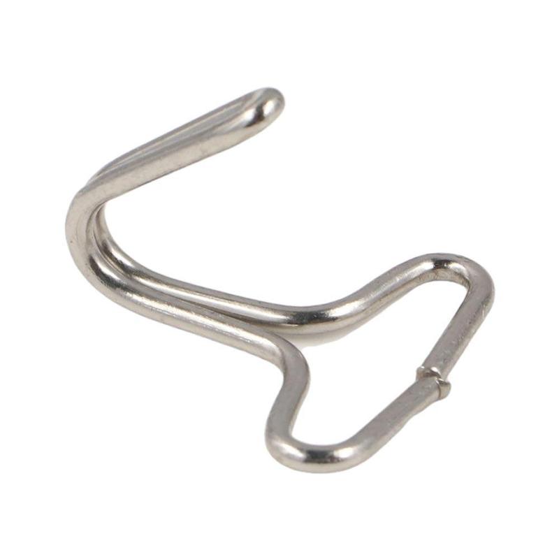 XIA SHEN DIY Metal Triangle Straps Fastener Shower Curtain For Hanging Auto Parts S Hooks Hanging Buckles Car Seat Cushion Hook 5