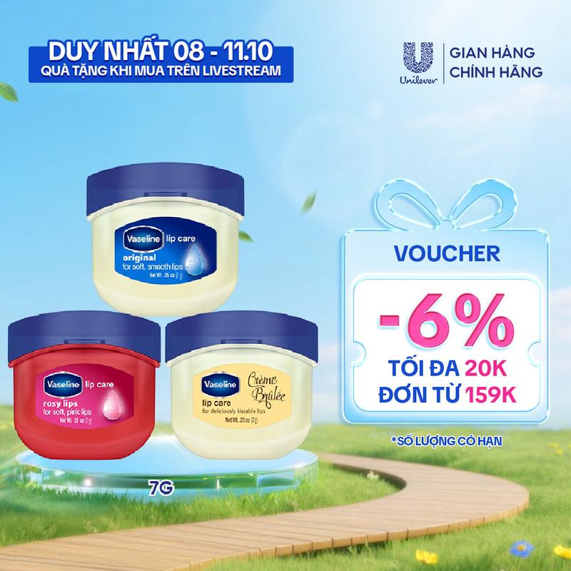 Sáp Dưỡng Môi Vaseline Lip Care 7g Women Nữ Son Dưỡng