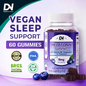 Melatonin Gummies 10mg Anda dapat tertidur dengan nyaman dan tenang, mengatasi insomnia, meningkatkan kualitas tidur, dan meredakan kecemasan menjelang tidur, 0 sukrosa, Cepat Rileks, Sleep Support 13mg Vitamin B6 Blueberry 60 Gummies 30 Day Supply