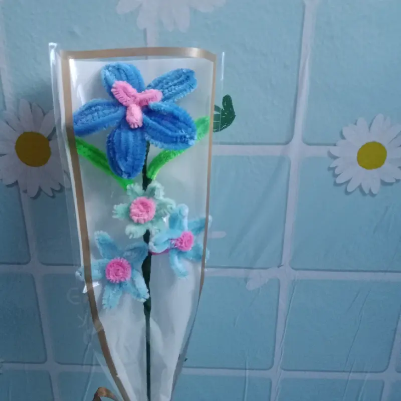 buket bunga lily mini warna biru tua hadiah wisuda ulang tahun valentine 1