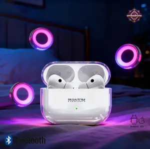 2026 NEW  PHANTOM BM-30 Earphone Nirkabel, Anti Air Dalam, Baterai Tahan Lama, TWS, Bass Kuat, Surround 3D, Peredam Suara Cerdas, Gaming, Panggilan, Musik, Olahraga, Earphone Bluetooth Nirkabel