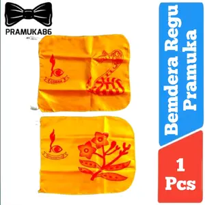 Bendera Regu Pramuka / Bendera Regu Hewan (Putra) & Bunga (Putri) Sablon