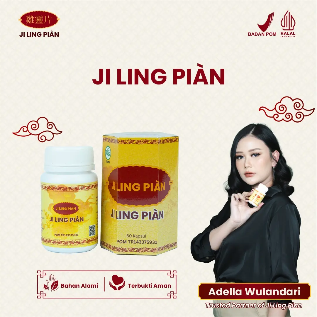 JI LING PIÁN Kapsul Herbal Alami untuk ISK 60 Kapsul BPOM TR143375931