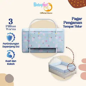 Babylief Pagar Pengaman Kasur Bayi - Cocok untuk Semua Tipe Kasur, Anti Jatuh & Mudah Dipasang BL040