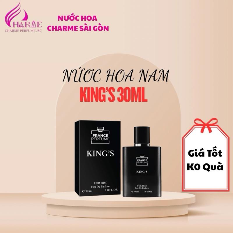 NƯỚC HOA NAM KING 30 ml ! Mát mẻ cộng ngọt ngào ! Phong cách hàng ngày . Dành cho nam