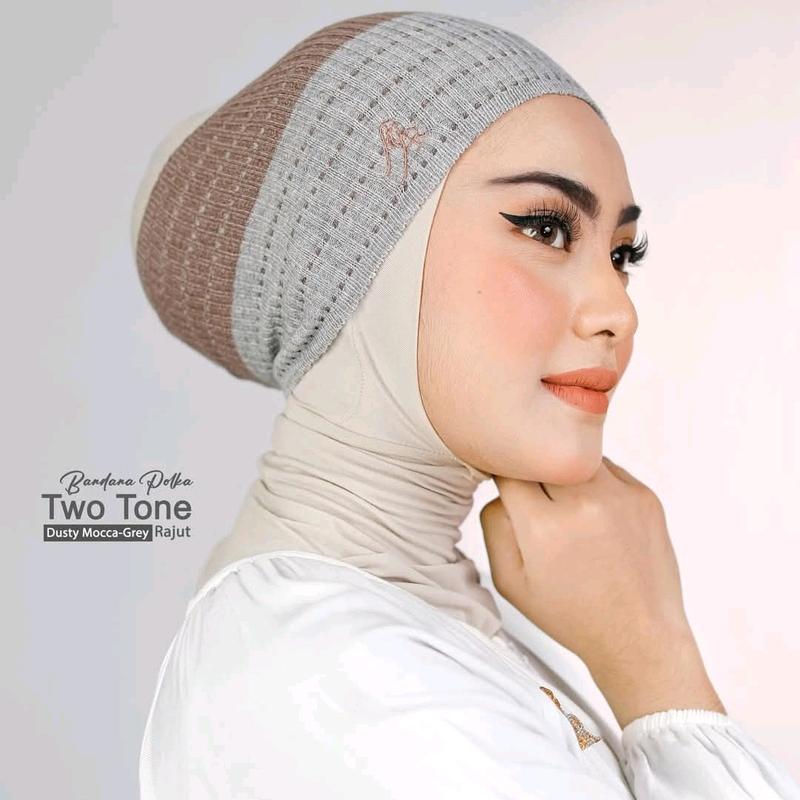BANDANA POLKA TWO TONE // BY ARRAFI // NEW ARRIVAL // BEST SELLER 3