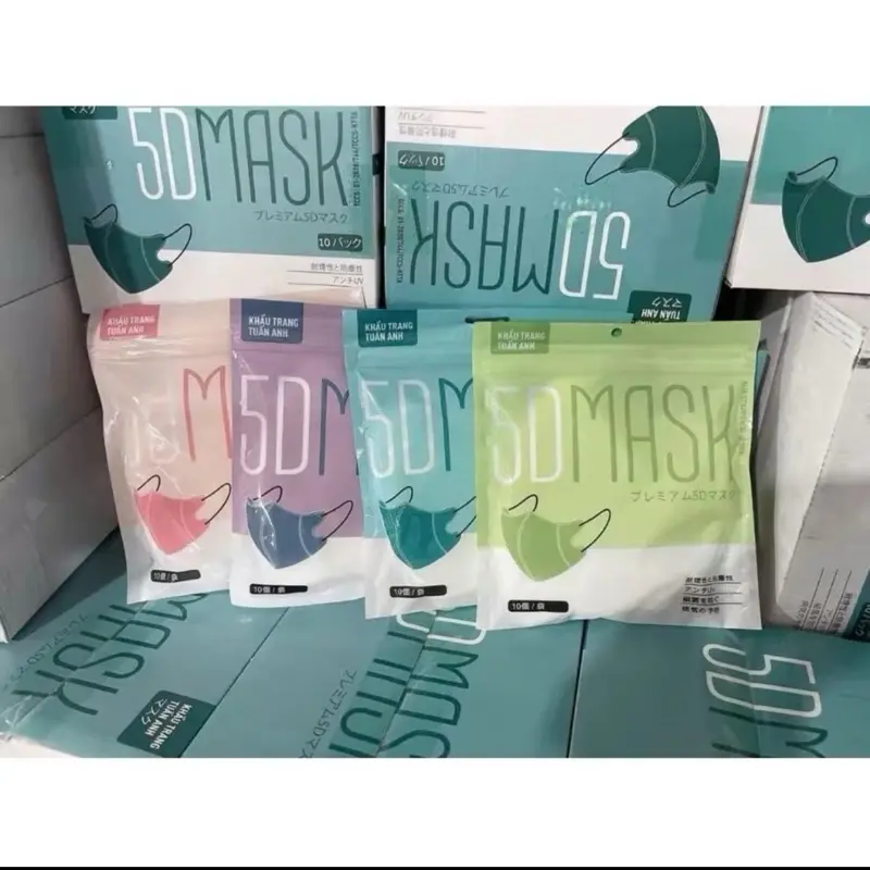 [Mua 100 Tặng 40] Chiếc Khẩu Trang 5D MASK (Màu Trắng) Kháng Khuẩn,Ôm Sát Mặt, Không Bị Bí Hơi 2