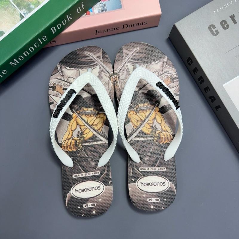 Dép kẹp Fullbox Roronóa Zoro quai trắng dép đi chơi du lịch café dạo phố dép nam dép xỏ ngón