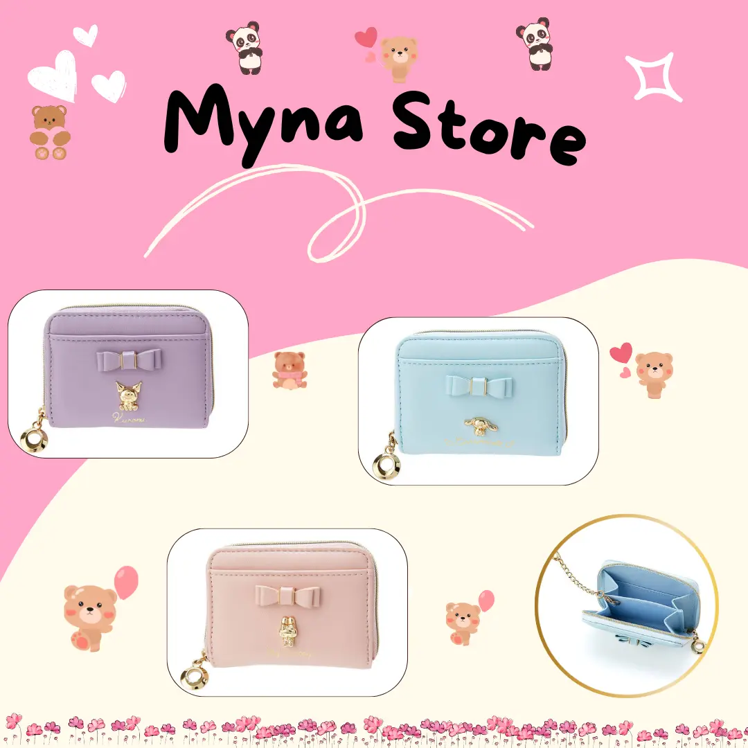 Dompet Koin Sanrio Pita Melody Kuromi Cinnamoroll Rantai - DP010