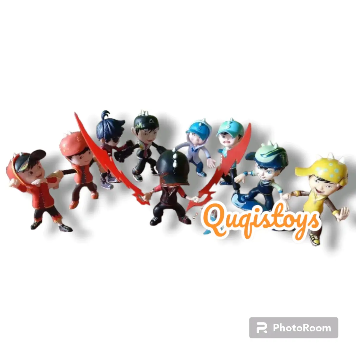 Action figure boboiboy set lengkap