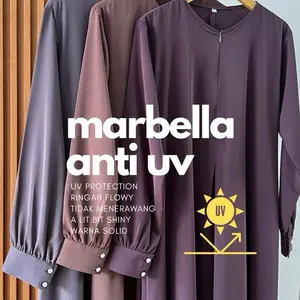 Terlaris Mecca Abaya Anti Uv • Abaya Syari Polos With Uv Protection High Quality
