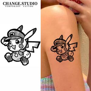 รอยสักชั่วคราว ลายการ์ตูนน่ารัก ติดทนนาน 15 วัน กันน้ำ ไม่กลัวแรงเสียดทาน สติ๊กเกอร์รอยสัก