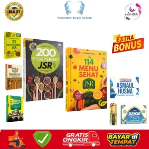 [ORIGINAL ALIQA]BUKU 114 MENU SEHAT DAN 200 RESEP SEHAT JSR