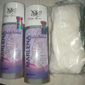2 TONER BADAN WHITENING MARLENA AHA BPOM GRATIS KAPAS