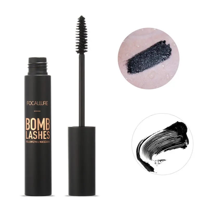 FOCALLURE Bomb Lashes Eye Mascara-Kosmetik Mata Black Mascara Kosmetik Maskara Waterproof 5