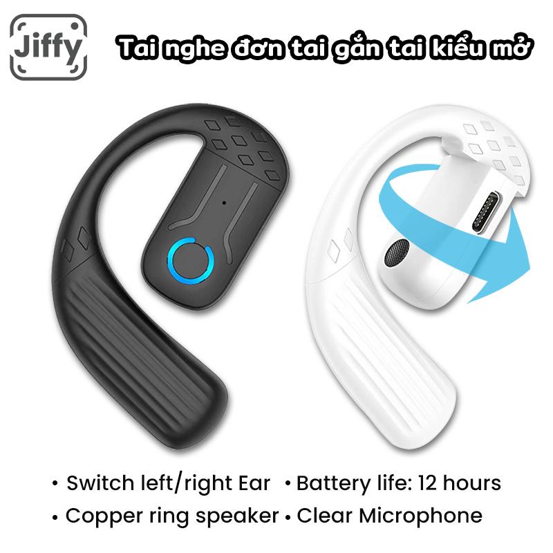 Tai Nghe Một Tai, Hở Tai, OWS DG01, Tai Nghe Không Dây Bluetooth 5.4, Single Earphone, Âm Thanh Bass, tai nghe thể thao kinh doanh, đeo tai trái và phải, micrô, điều khiển cảm ứng, mới Nhét Tai Nghe Nhạc