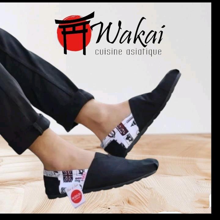 promo sepatu slip on wakai tipe london Flat Shoes 2