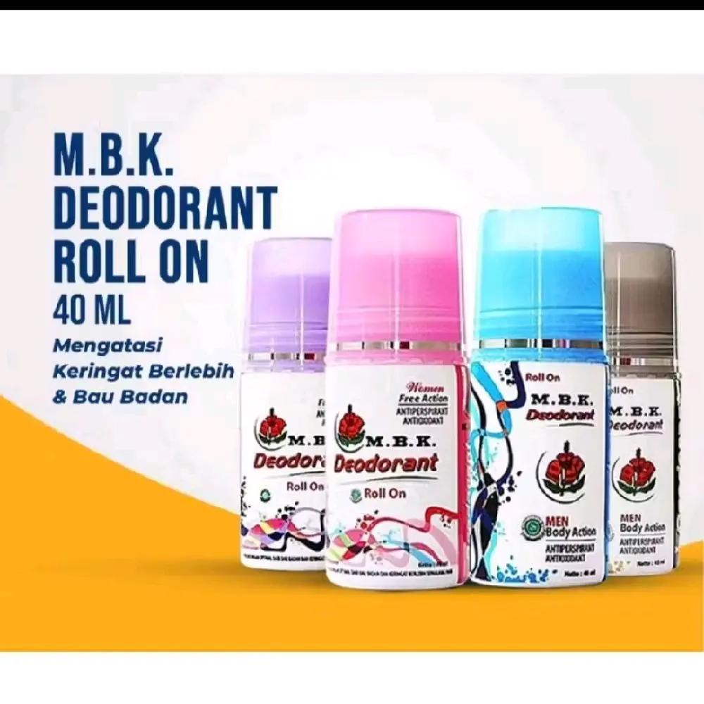 MBK Roll On Deodorant 40 ml - Bau - Ketiak