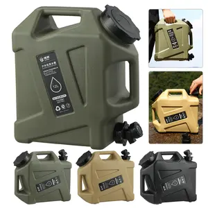 Terbaru 12L Camping Water Container BPA Free Water Storage Container Portable Large Capacity Outdoor