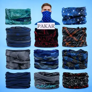 [Pack 6pcs] Bandana Masker Leher Motif Kasual Random | Seamless Outdoor Nyaman Dipakai