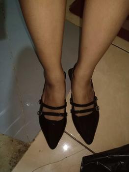 Product Review of MELEA- Sendal Wanita heels Mules Tali Gesper B14 from i**d 2