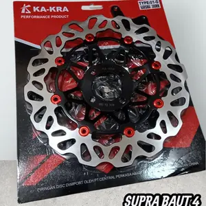 Disc Brake Model Ktc Psm 300 mm Piringan Cakram Lebar Variasi Lubang 4 Lobang 5 Plus Breket Kharisma Fit New Revo Old Revo Fi Supra x 125 Supra x 100 Supra Fi Blade