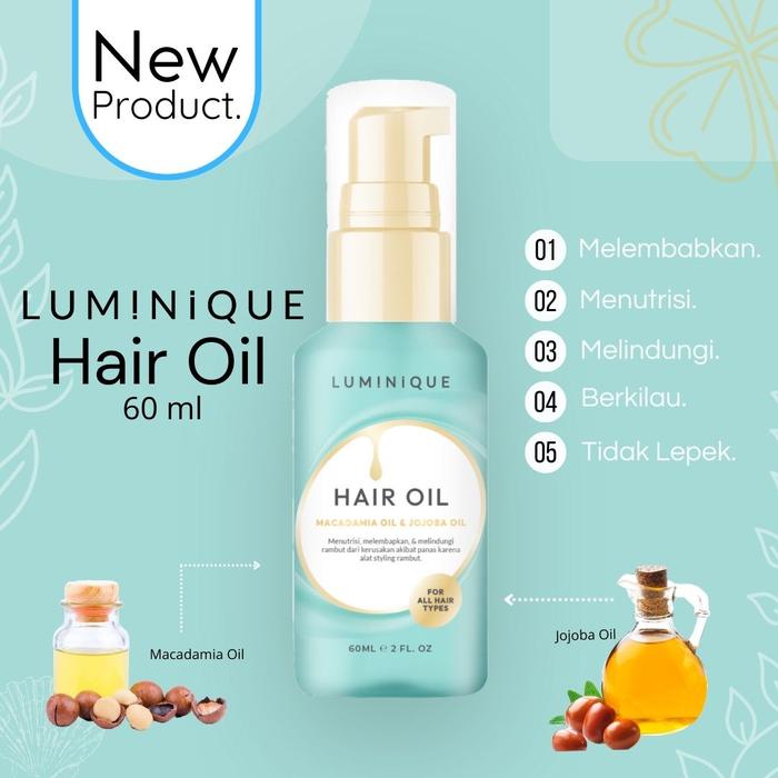 Gambar Luminique Minyak Perawatan Rambut 60ml Nourishing Hair Oil Macadamia Jojoba dari TakedaPro_NEW Kab. Tangerang Tokopedia