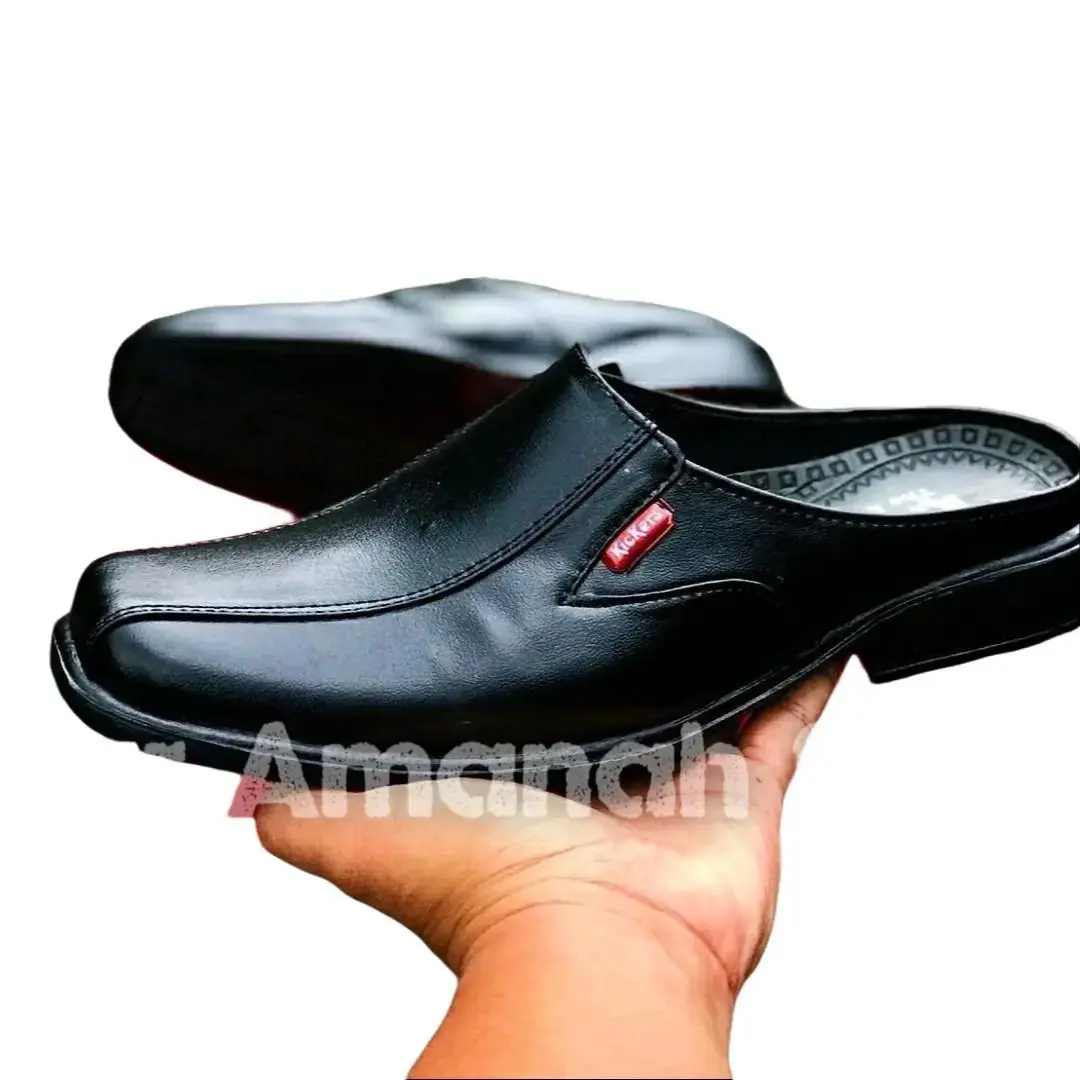 Sepatu Selop Slip On Kulit Bustong Kickers Casual Formal Murah Berkualitas Terbaik Sepatu Pria Slop Pria Sepatu Pantofel Terlaris Karet Hitam Coklat Shoes Sandal