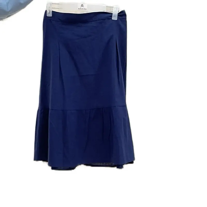 Rok wanita bahan katun warna navy