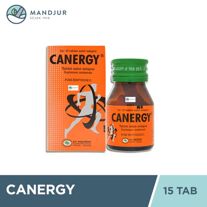Gambar Canergy 15 Tablet - Suplemen Pendamping Diet / Suplemen Fitnes dari Apotekmandjurofficial Kota Administrasi Jakarta Pusat Tokopedia