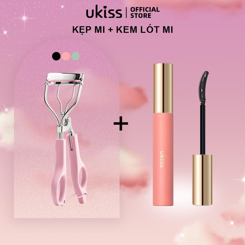 UKISS Kẹp mi Cộng Với Kem Lót Lông Mi 5g Bộ , Lâu Trôi Giữ Cong Không Thấm Nước Mascara Chống Nhòe Chống Chuyển Nhượng Bộ Mỹ Phẩm Phụ Nữ Trang Điểm