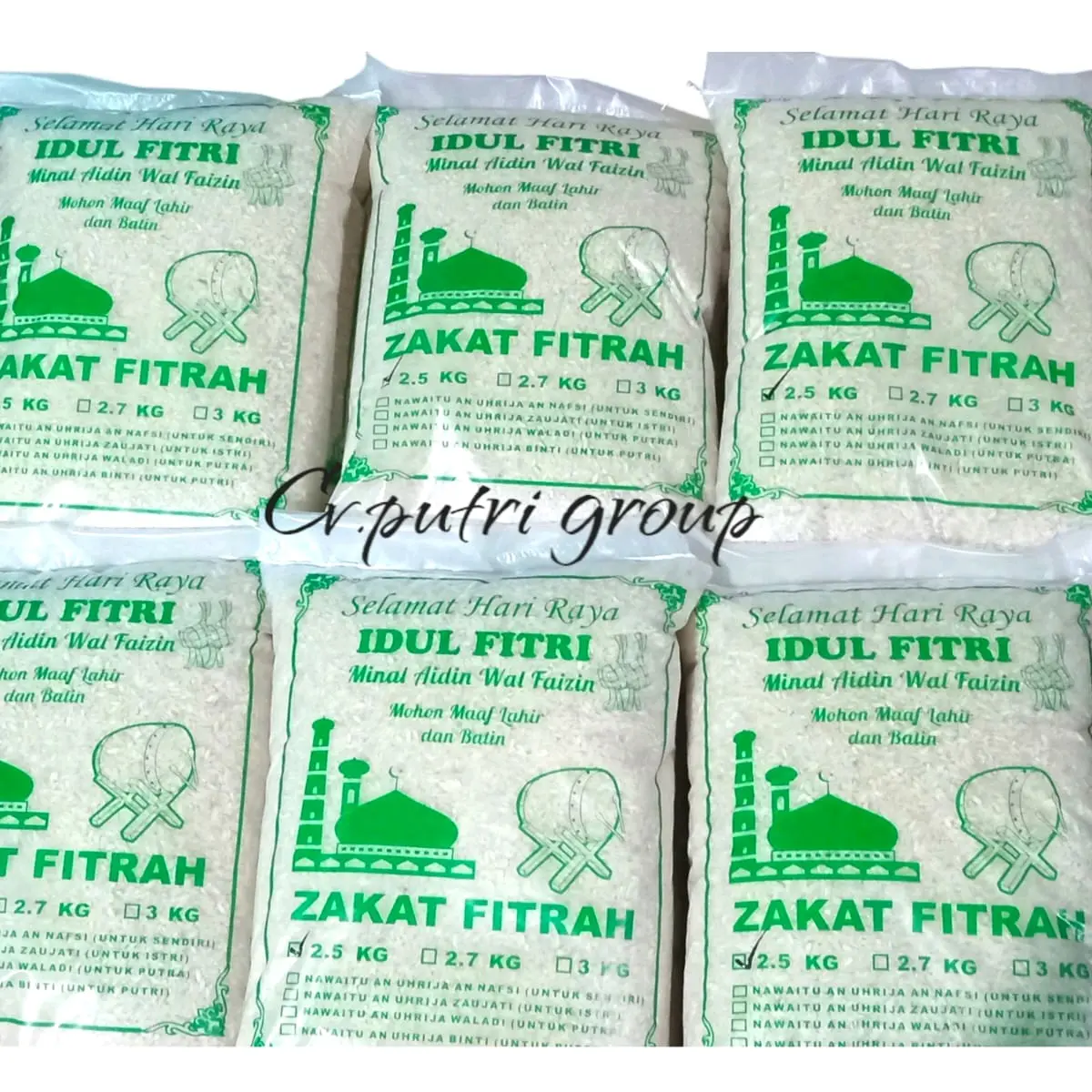 Beras ZAKAT FITRAH kemasan 2,5kg