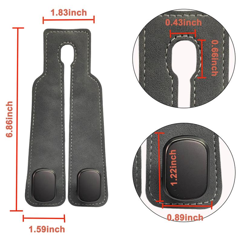 Product Introduction of Car Seats Hooks For Headrest,Car Seat Back Storage Hook For Headrest,Bag Hook Holder Double Hook,Headrest Hooks For Purses And Bags, Car Hooks Leather Accessories Black 31