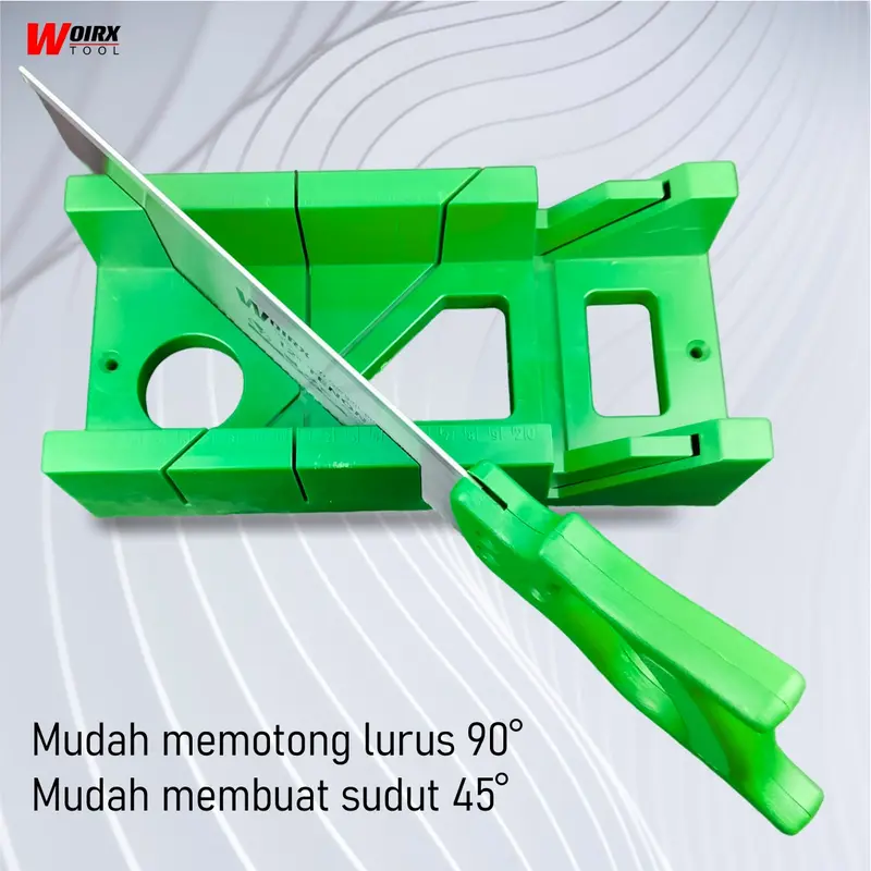 Gergaji Pigura Mitre Box Potong Sudut Figura Back Saw 300mm 12" inch WOIRX TOOL 3