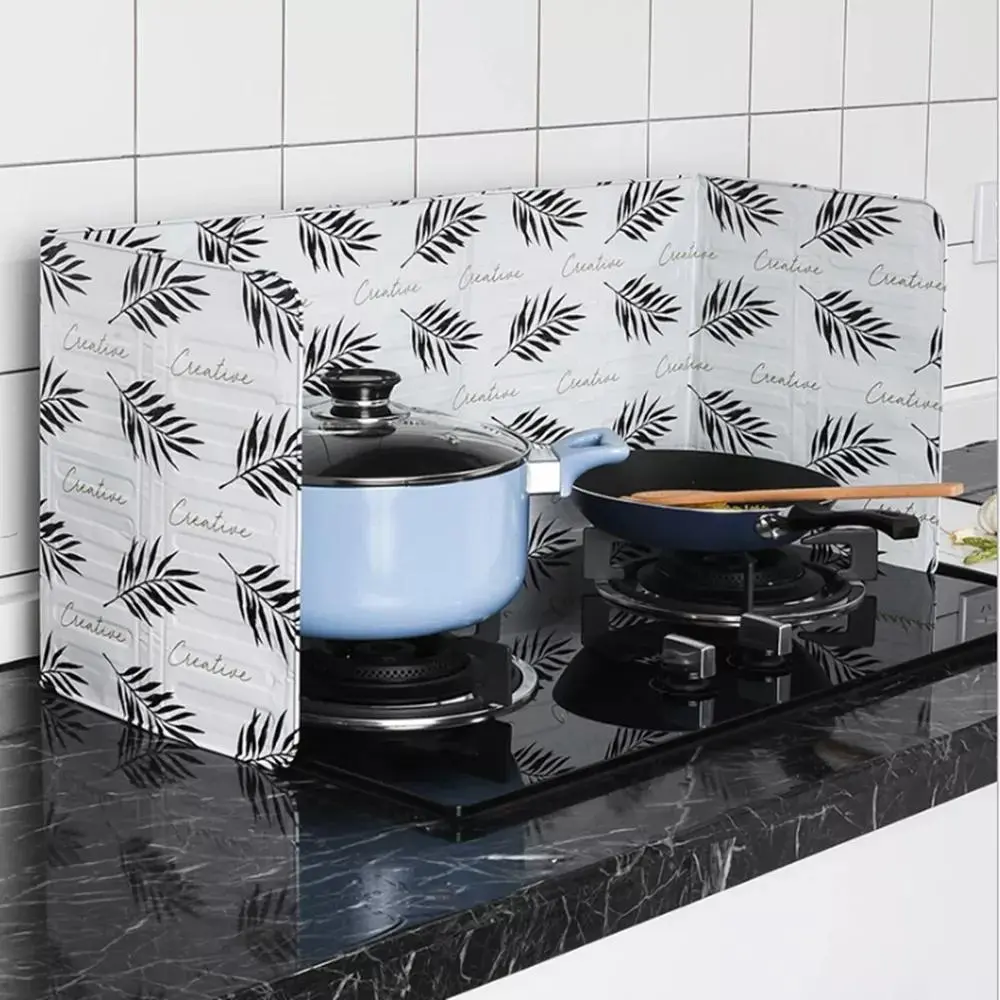 Kuali dapur, penutup perlindungan kalis percikan minyak, dapur gas, rintangan percikan, pelindung perisai, pembahagi minyak, alat pemesong