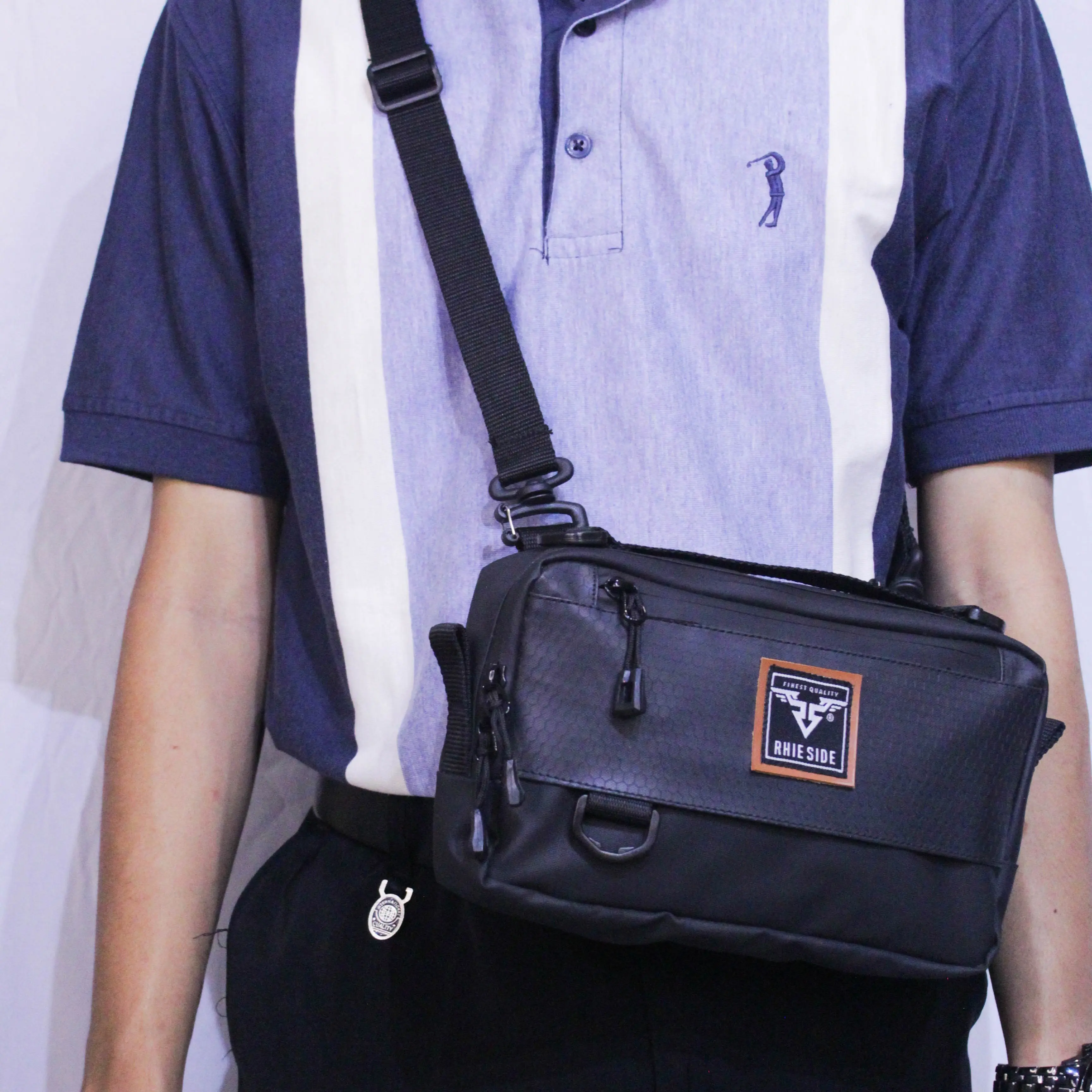 Tas Selempang Casual Pria Rhieside Venom Slingbag
