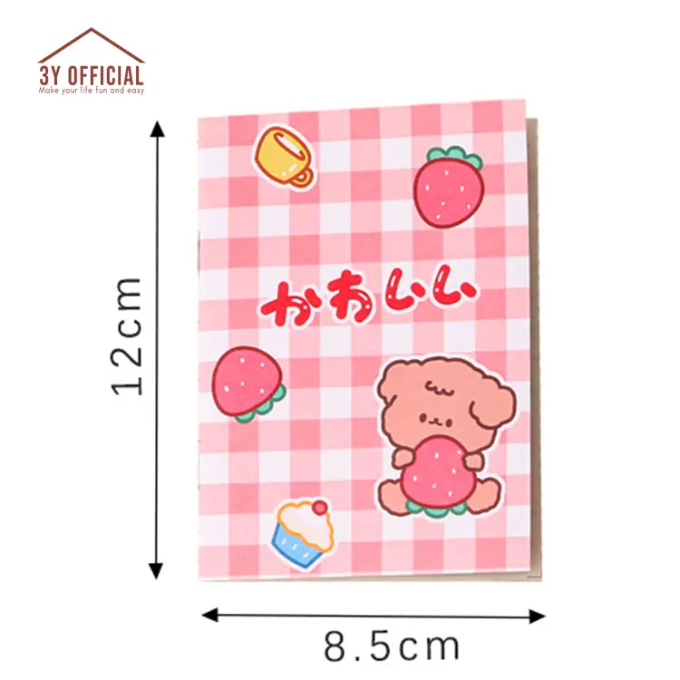 3Y Note Book Mini Segi Buku Tulis Memo Kecil Lucu NOTEBOOK MINI TERBARU BANYAK MOTIF LUCU - NOTE BOOK MINI IMUT - BUKU TULIS MINI CANTIK Kertas Paper Kertas Paper 3