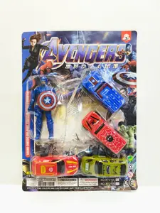 Avengers Press Mainan Mobil + Hero untuk Anak-anak dengan Karakter Hero Edukatif dan Menyenangkan