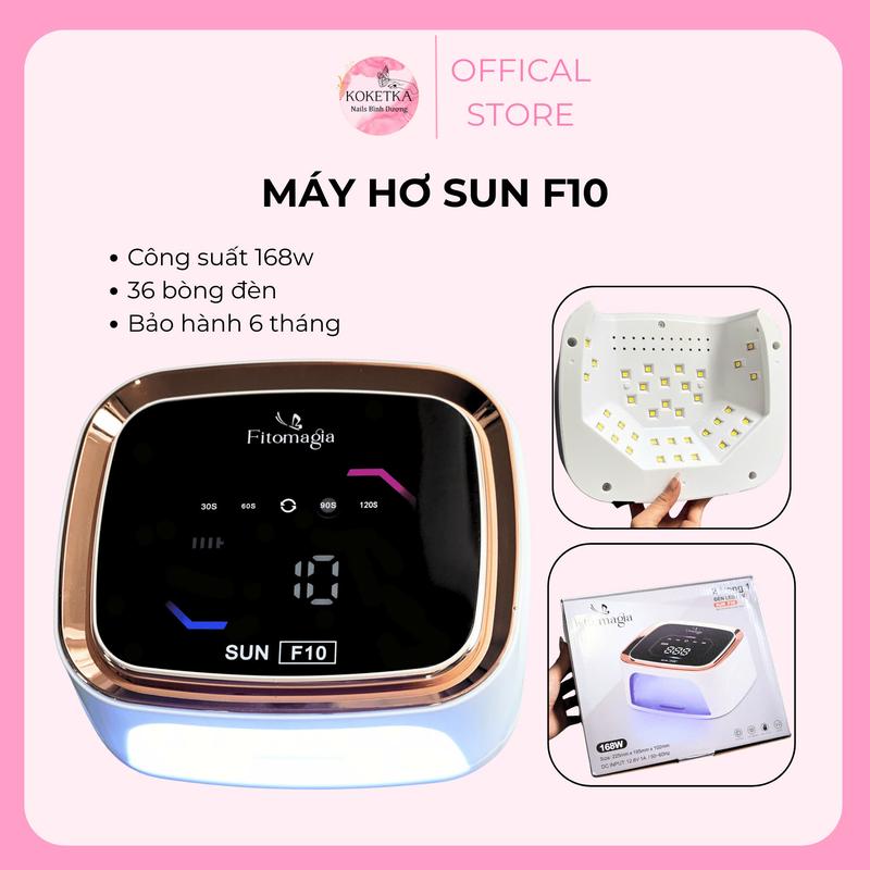 MÁY Hơ TÍCH ĐIỆN SUN F10 - Công suất 168W - 36 LED - bảo hành 6 tháng Làm Nail