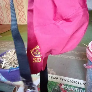 PAKET TOPI SD DAN DASI+SABUK depan topi bordir tutwuri handayani buat laki laki perempuan Anak