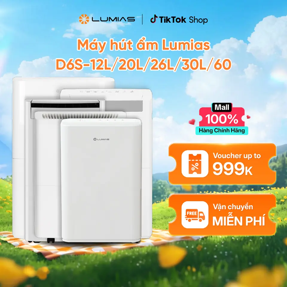Máy hút ẩm New Widetech 12L/18L/30L/60L - Vỏ thùng tiếng anh - Chế độ hong khô quần áo - Hút ẩm nhanh - Bảo hành 18 tháng
